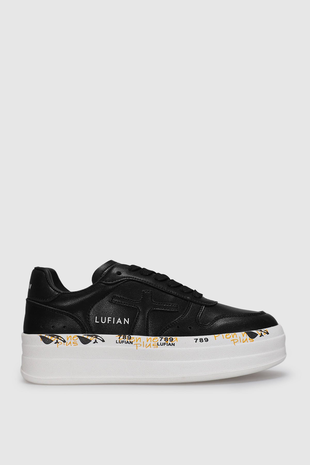 Women's Sneaker Shoes Black - Lufian