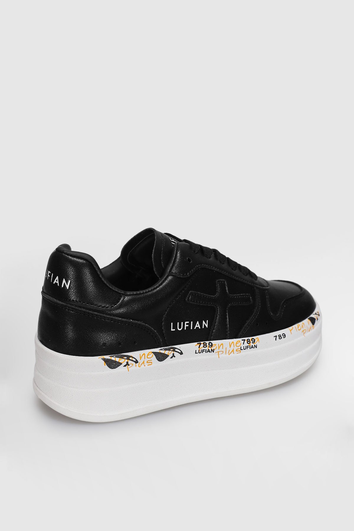 Women's Sneaker Shoes Black - Lufian