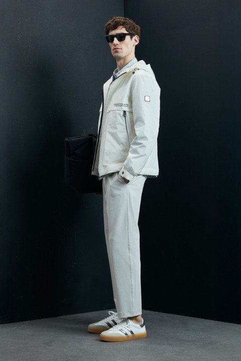 Kıng Erkek Mont Kırık Beyaz - Lufian