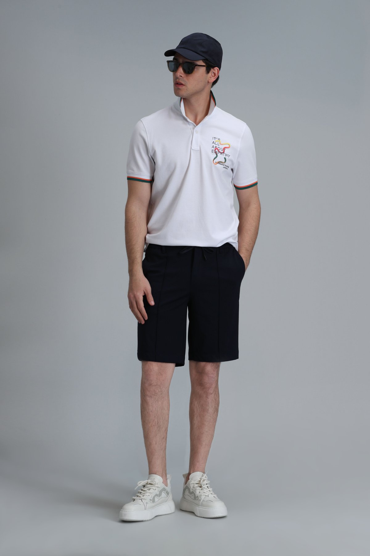 Kıng Smart Erkek Polo Tişört Beyaz - Lufian (1)