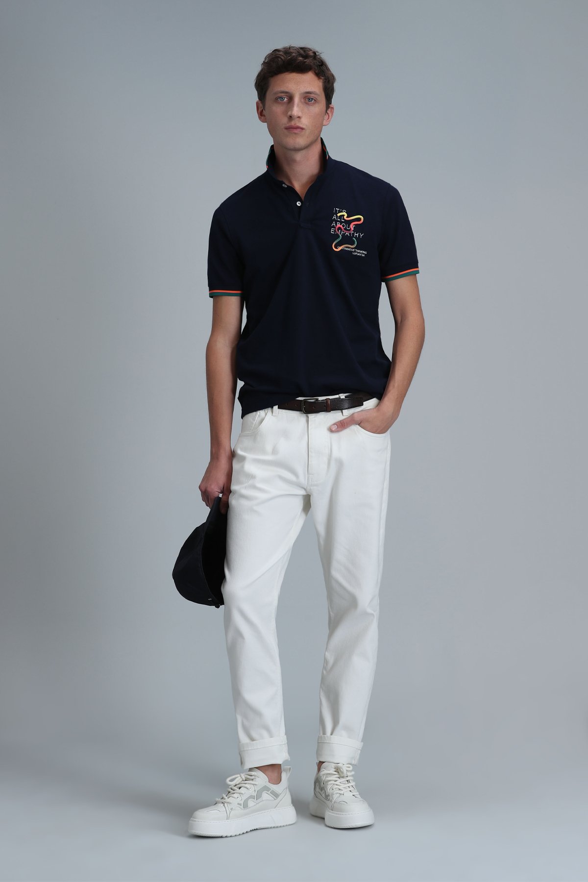 Kıng Smart Erkek Polo Tişört Lacivert - Lufian (1)