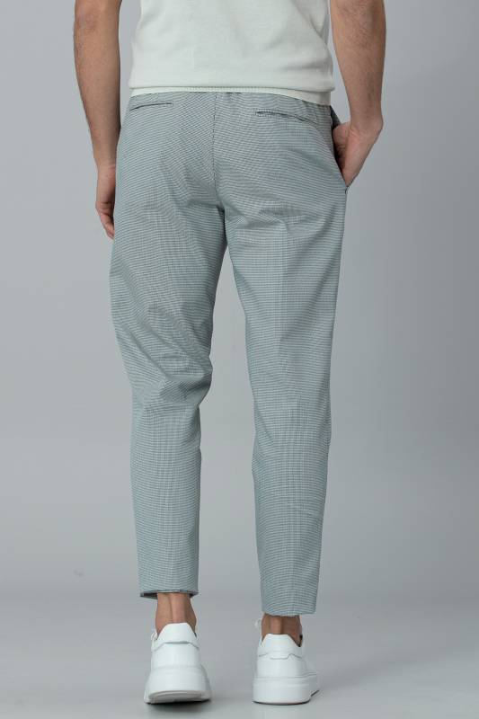 Klosi Spor Erkek Chino Pantolon Tailored Fit Yeşil - 5