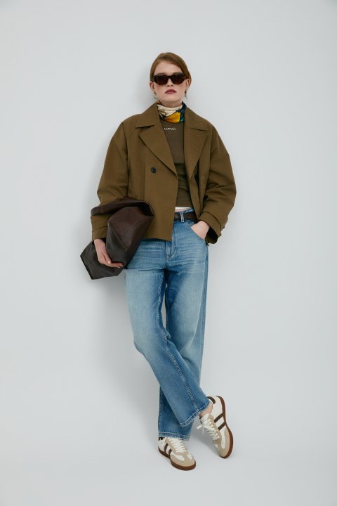 Kriton Kadın Dış Giyim Haki - Lufian