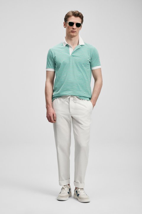 Landon Smart Men's Polo T-Shirt Green - Lufian (1)