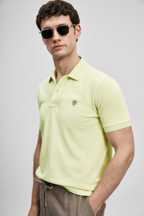Laon Smart Erkek Polo Tişört Açık Sarı - LUFIAN