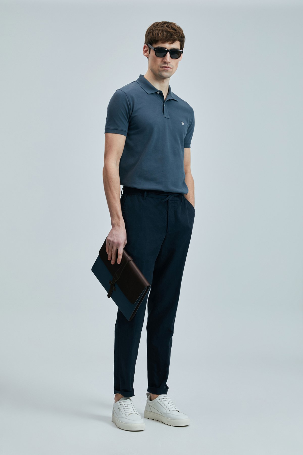 Laon Smart Erkek Polo Tişört Antrasit - Lufian (1)