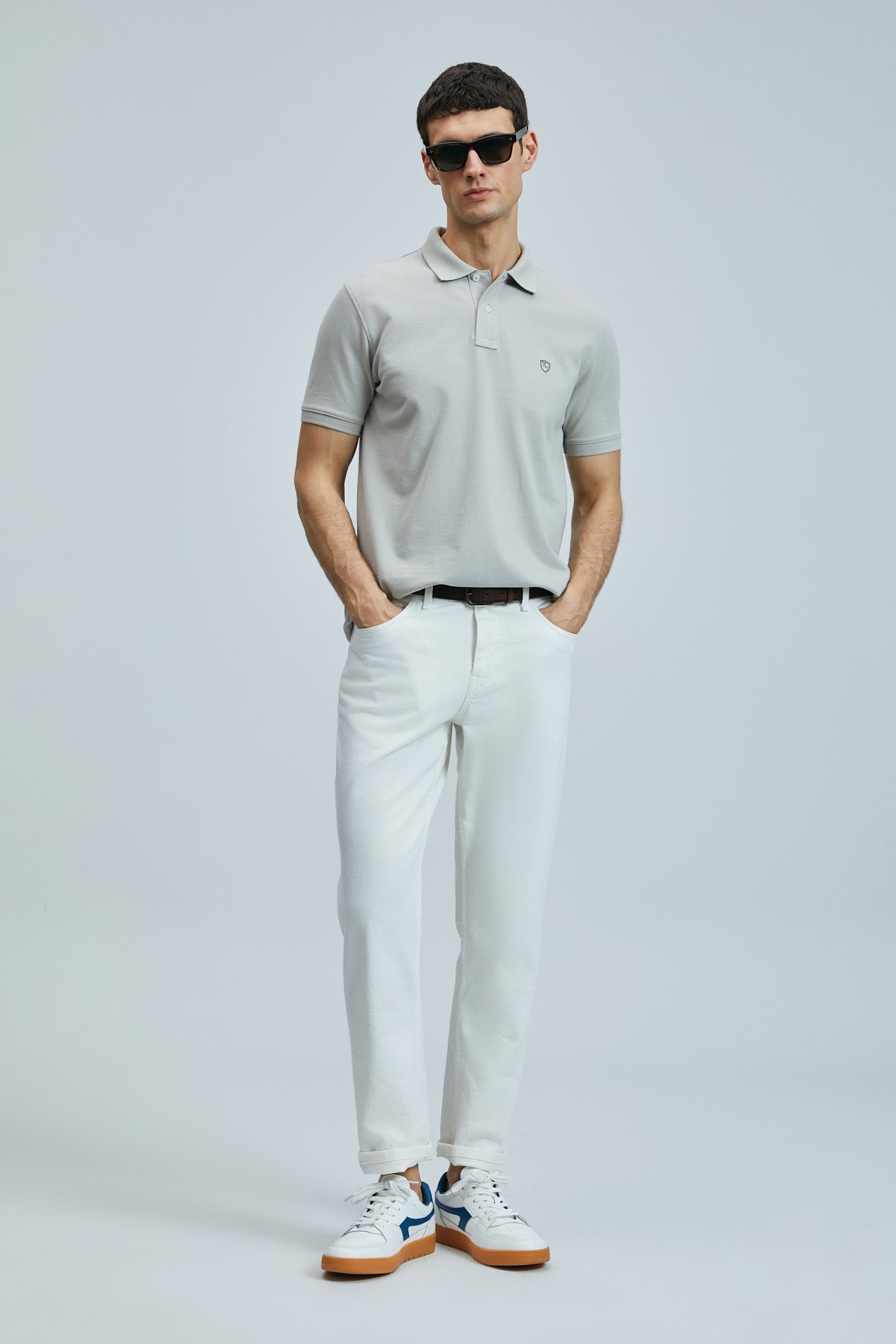 Laon Smart Erkek Polo Tişört Bej - Lufian (1)