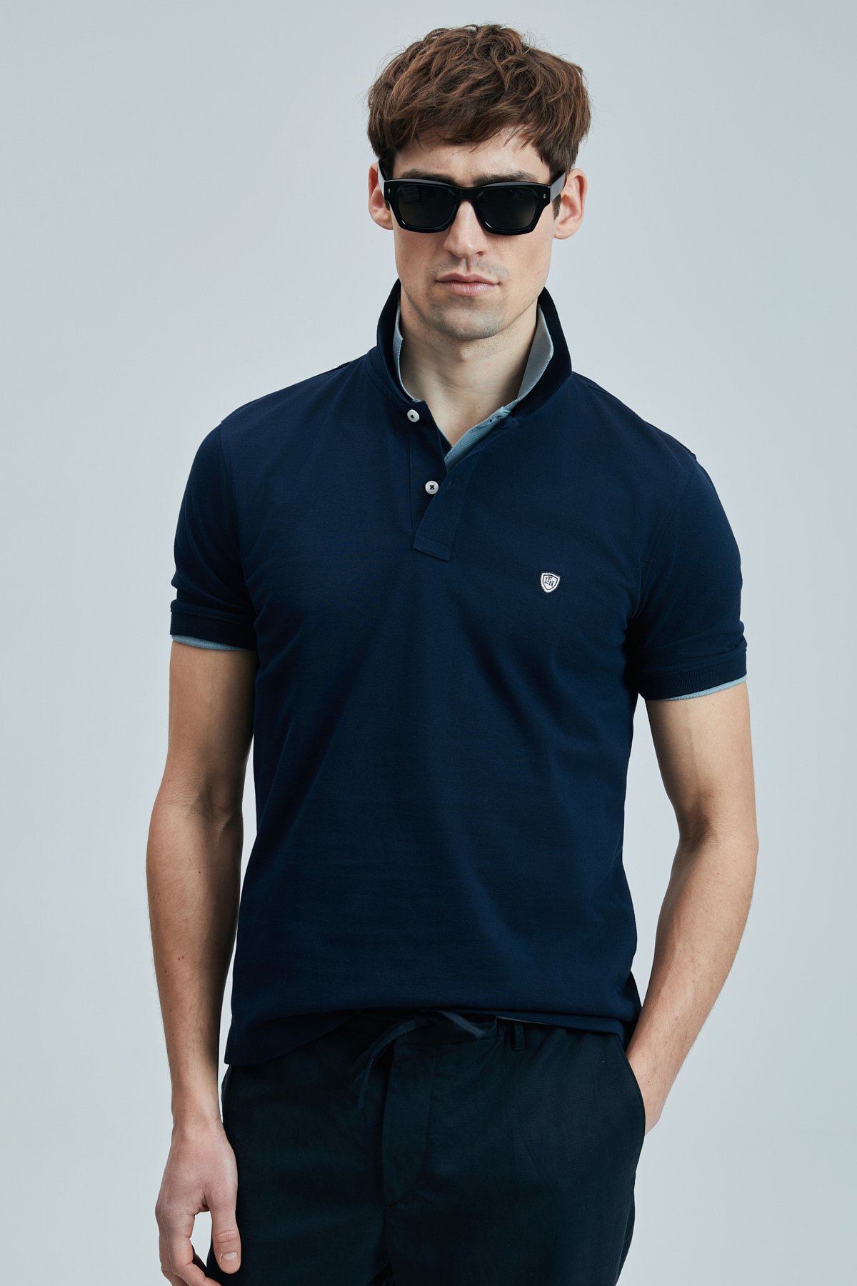 Laon Smart Erkek Polo Tişört Lacivert - Lufian (1)