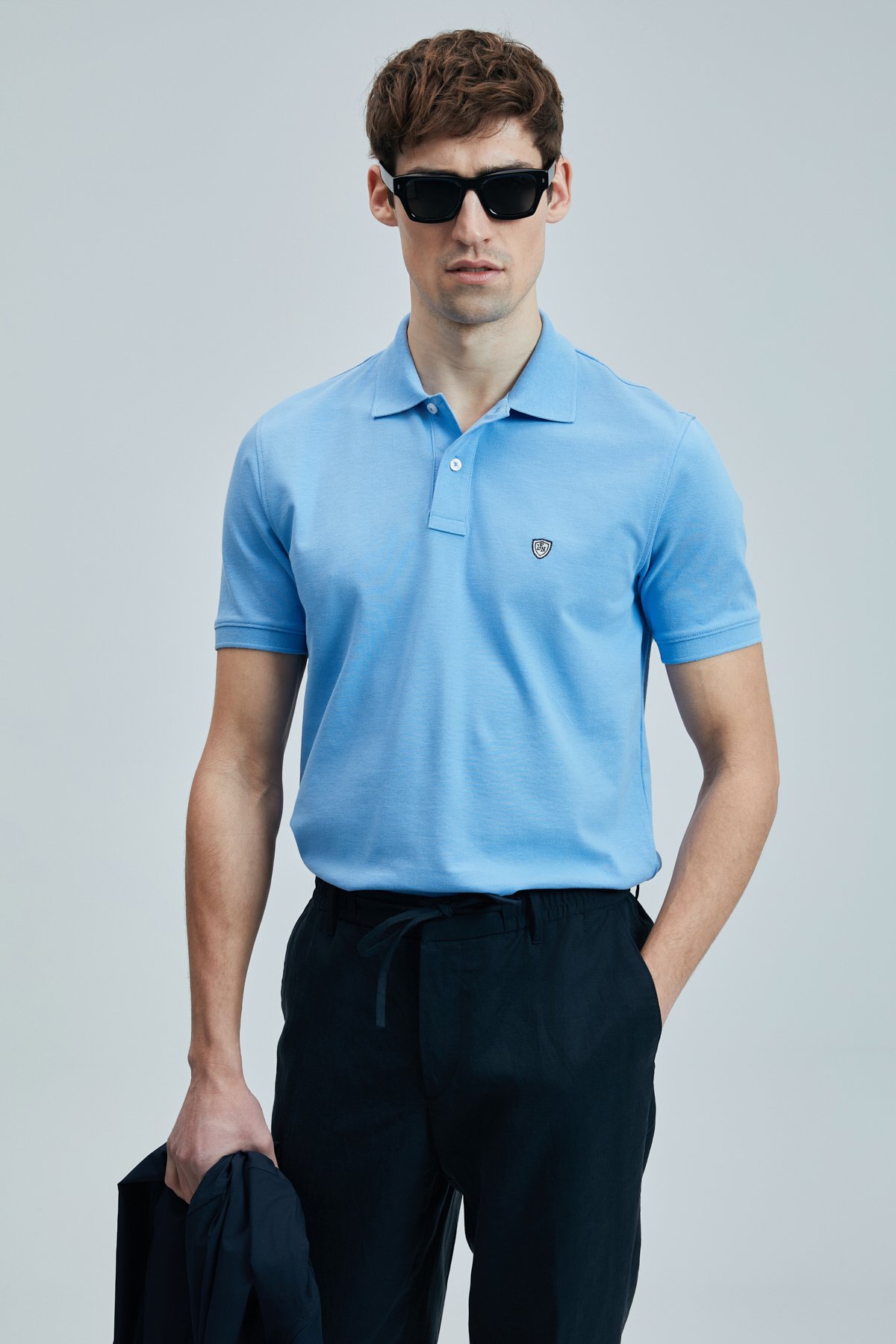 Laon Smart Erkek Polo Tişört Mavi - Lufian (1)