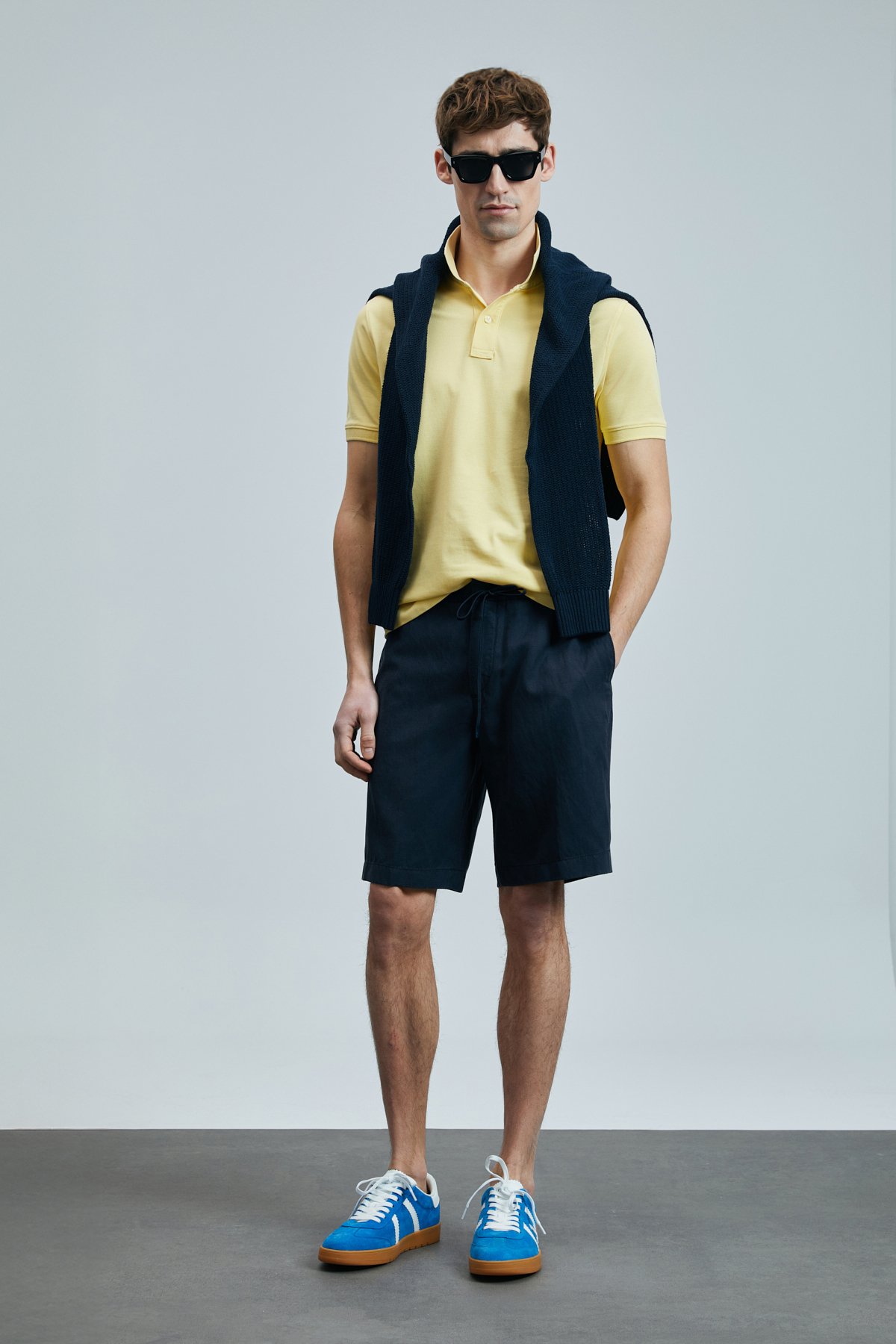 Laon Smart Erkek Polo Tişört Sarı - Lufian