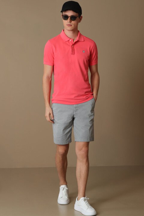 Laon Smart Erkek Polo Tişört Şeker Pembe - Lufian (1)