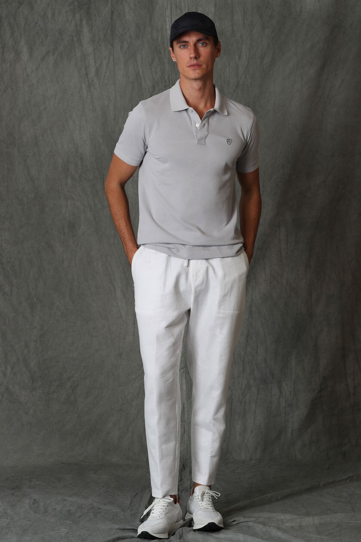 Laon Smart Erkek Polo Tişört Taş - Lufian (1)