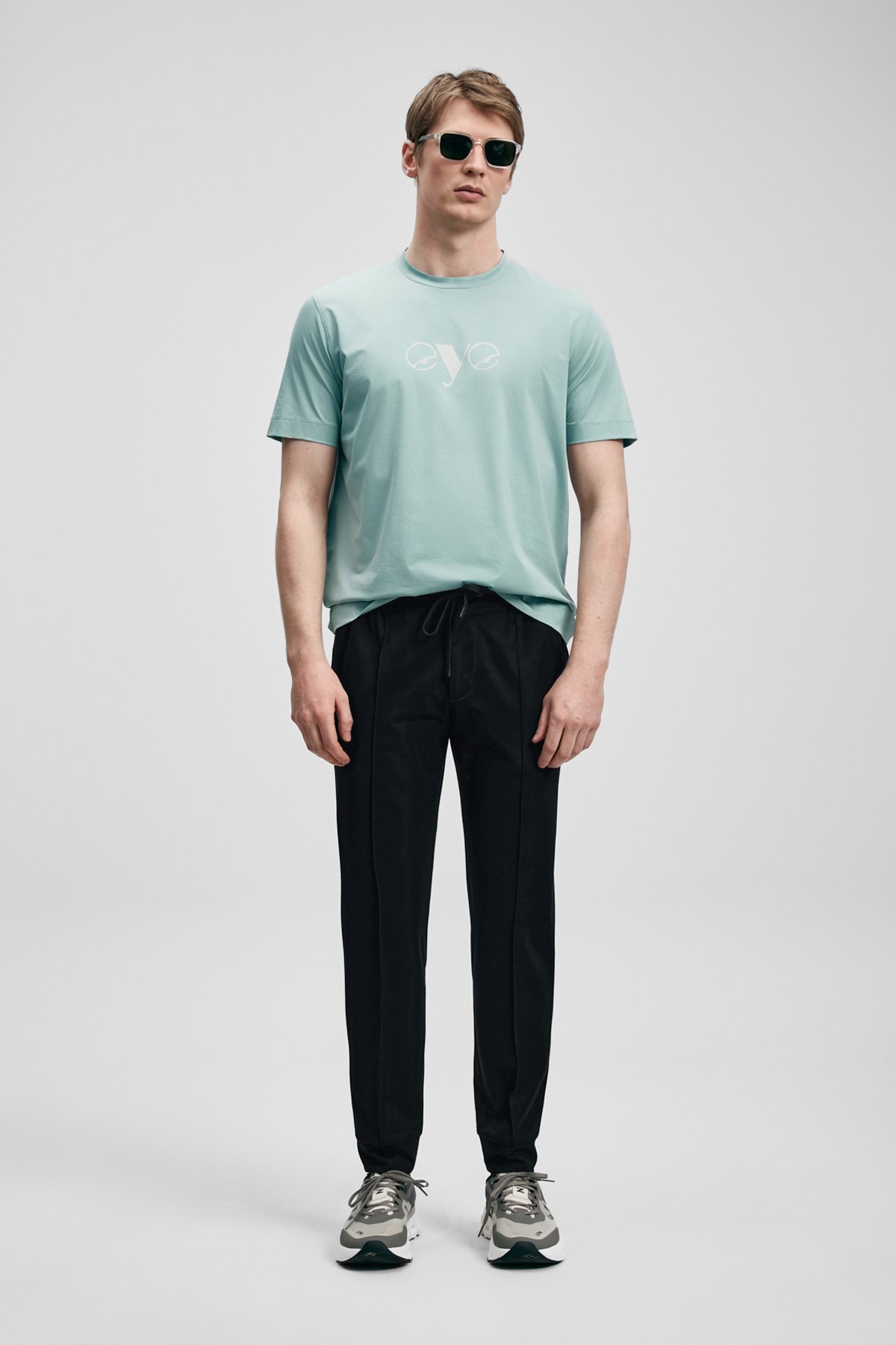 Larry Modern Grafik Tişört Açık Yeşil - Lufian (1)