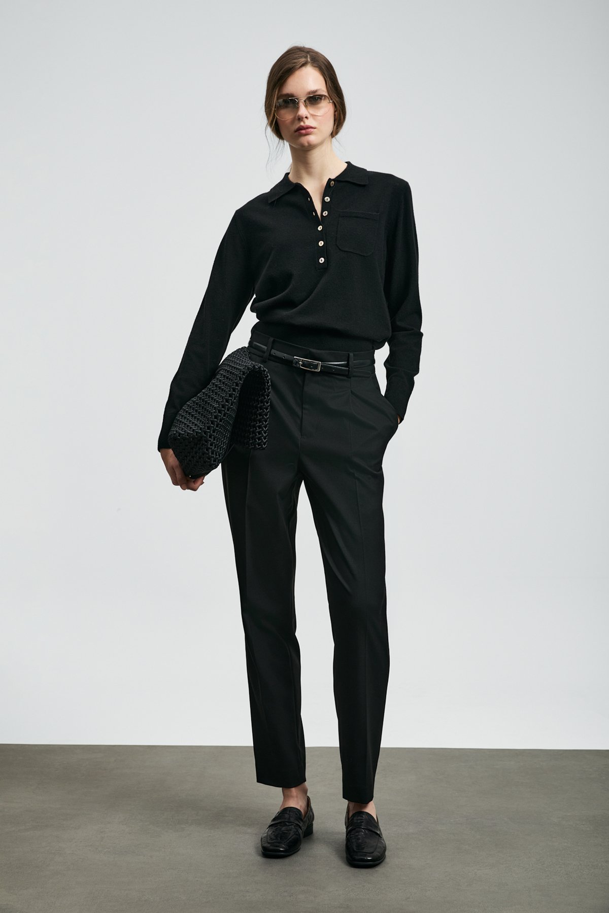 Laura Kadın Kazak Siyah - Lufian (1)