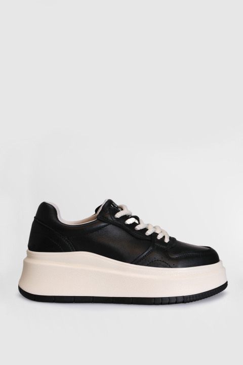 Laura Kadın Sneaker Ayakkabı Siyah - Lufian