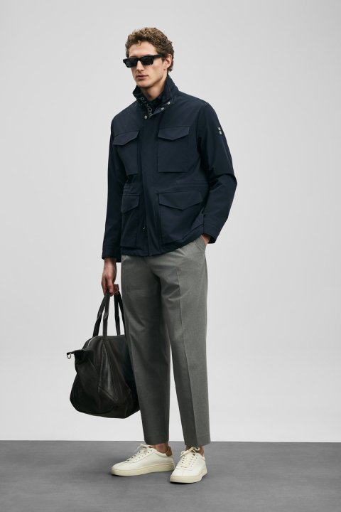 Layer Erkek Mont Lacivert - Lufian (1)