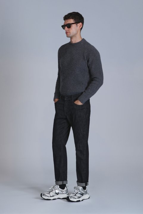 Leonard Smart Jean Erkek Pantolon Slim Fit Siyah - LUFIAN