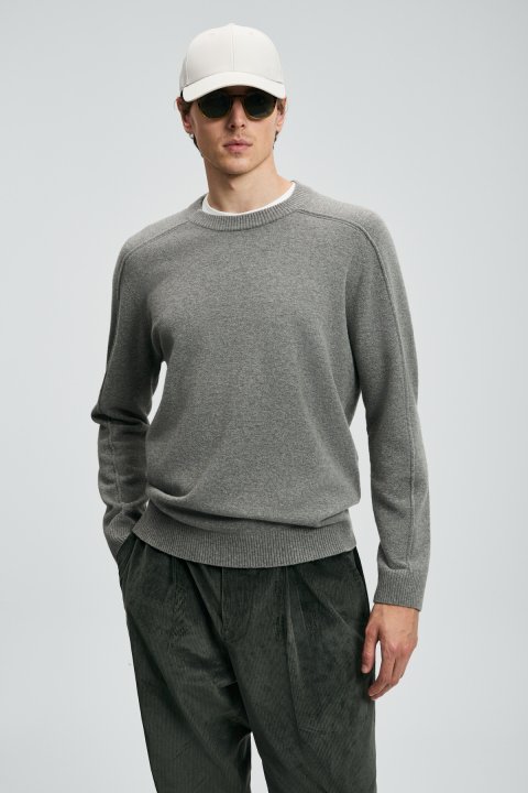 Les Men's Sweater Mink - Lufian