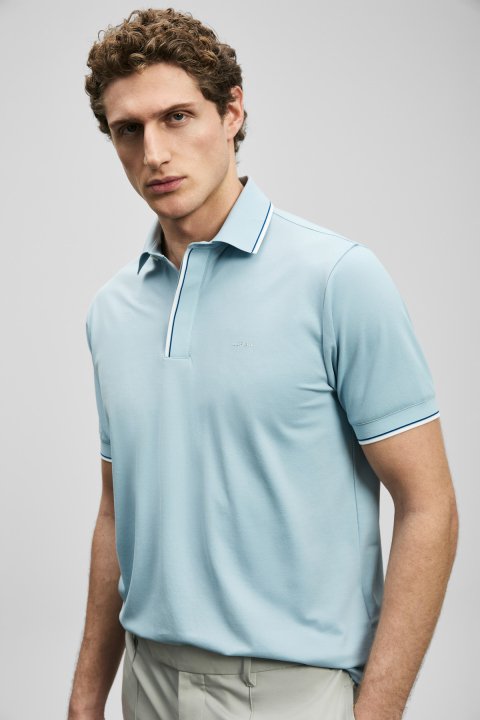 Levı Smart Erkek Polo Tişört Açık Mavi - LUFIAN