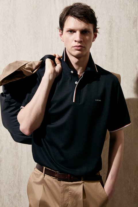 Levı Smart Men's Polo T-Shirt Black - Lufian