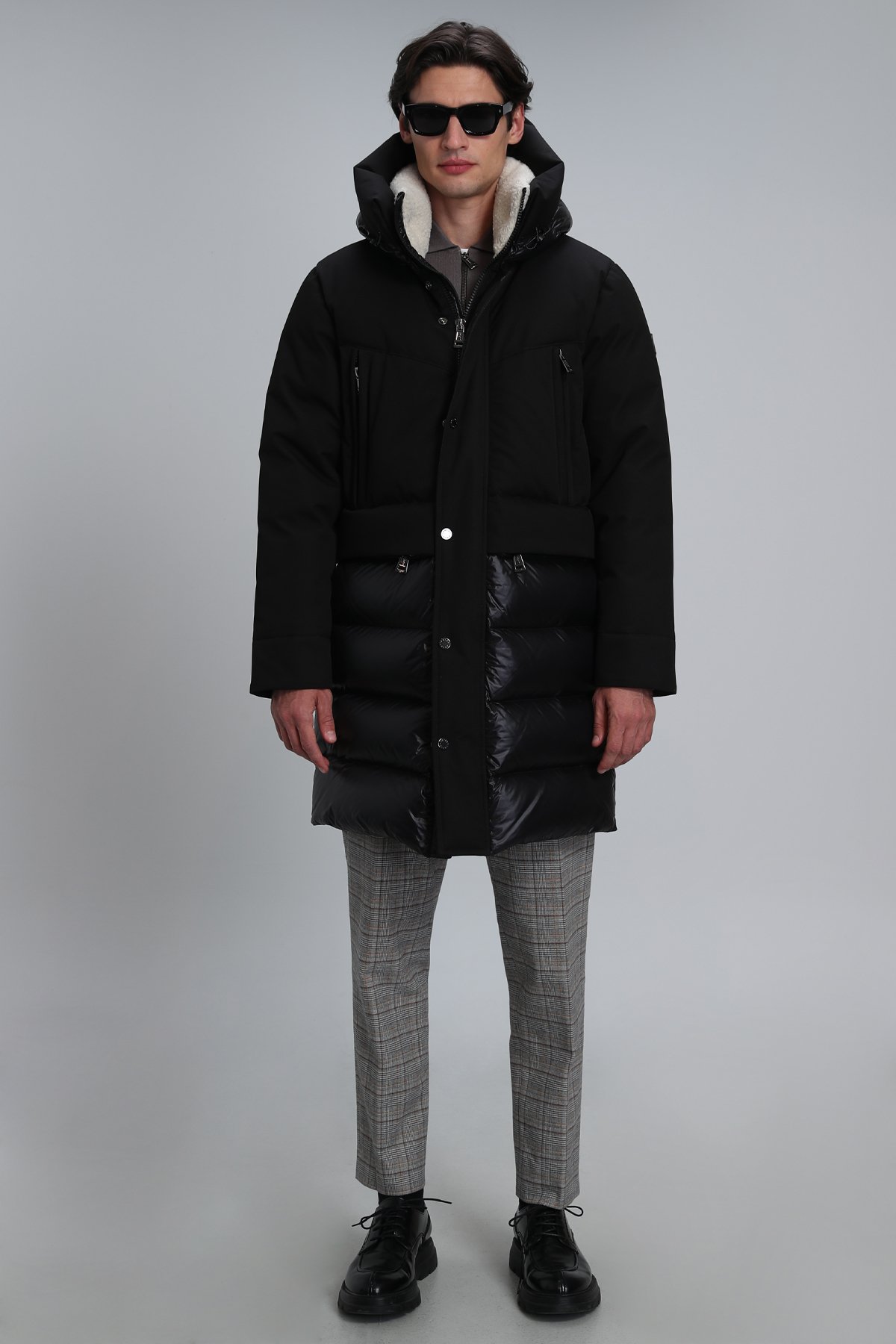 Lıncoln Kaz Tüyü Erkek Mont Siyah - Lufian (1)