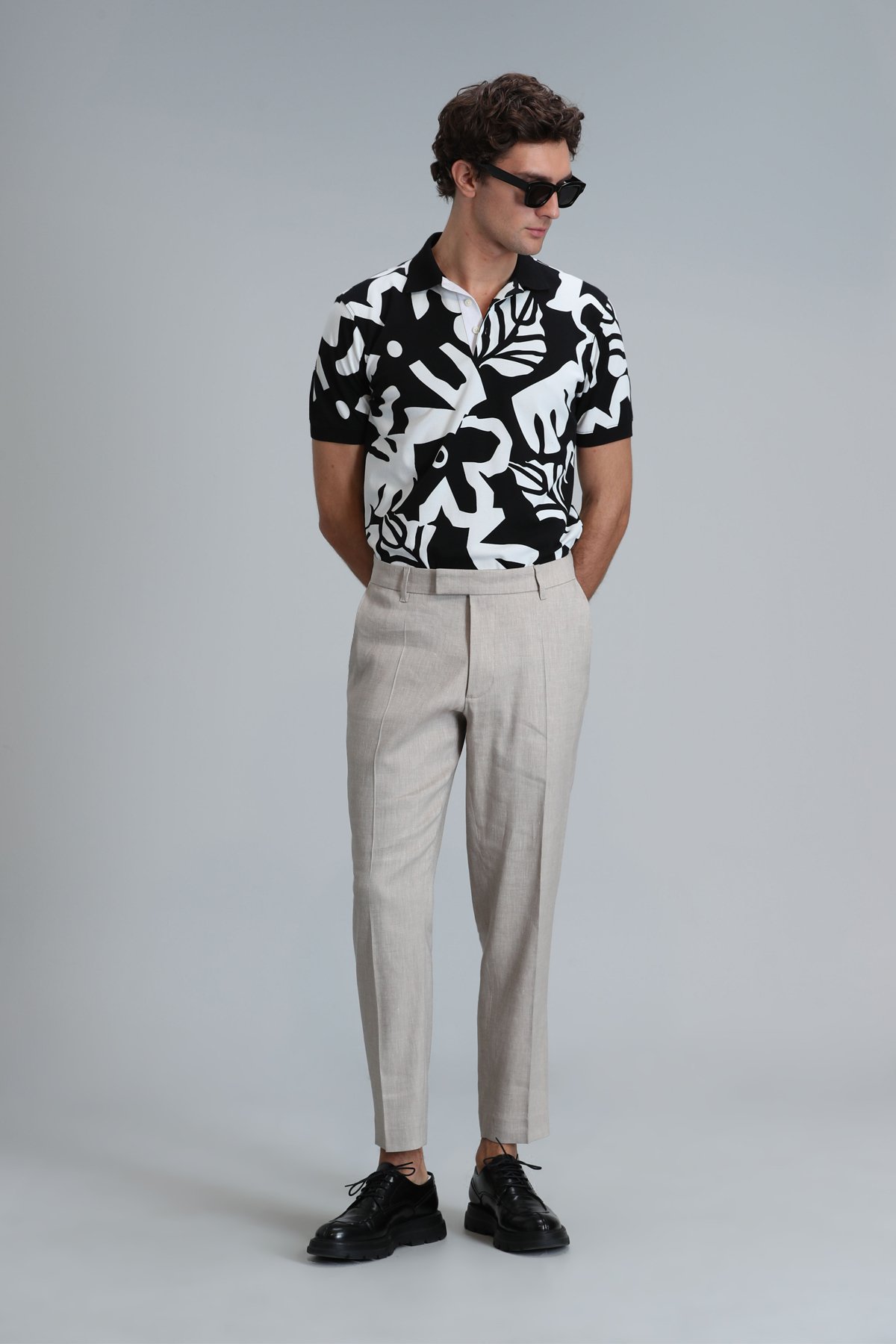 Lındon Smart Erkek Polo Tişört Siyah - Lufian (1)