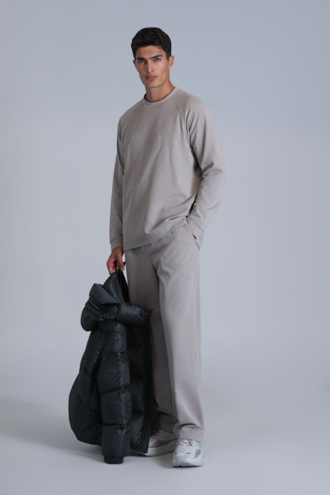 Lınes Erkek Sweatshirt Taş - Lufian (1)