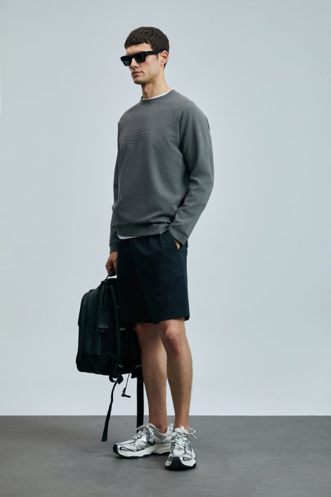 Lınes Men's Sweatshirt Green - Lufian
