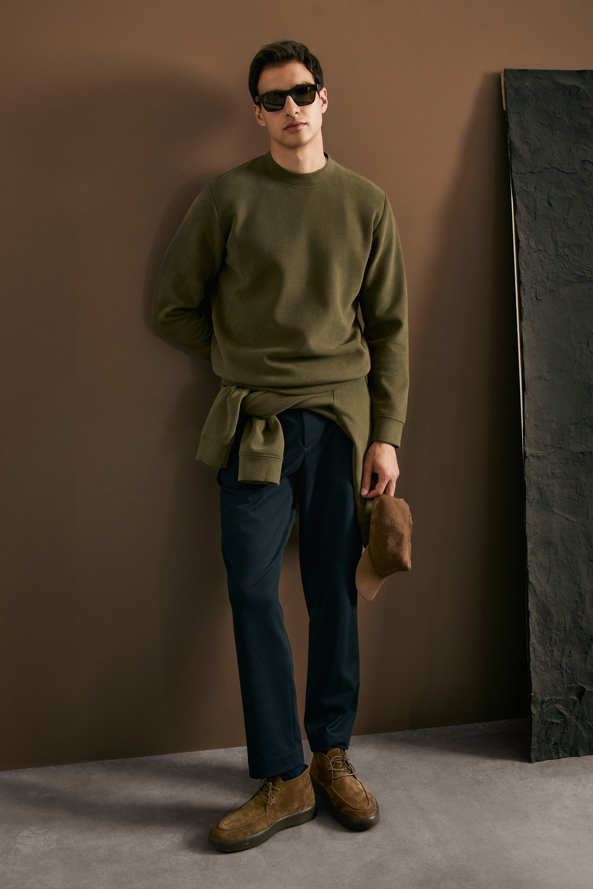 Male Sweatshirt Brown - Lufian
