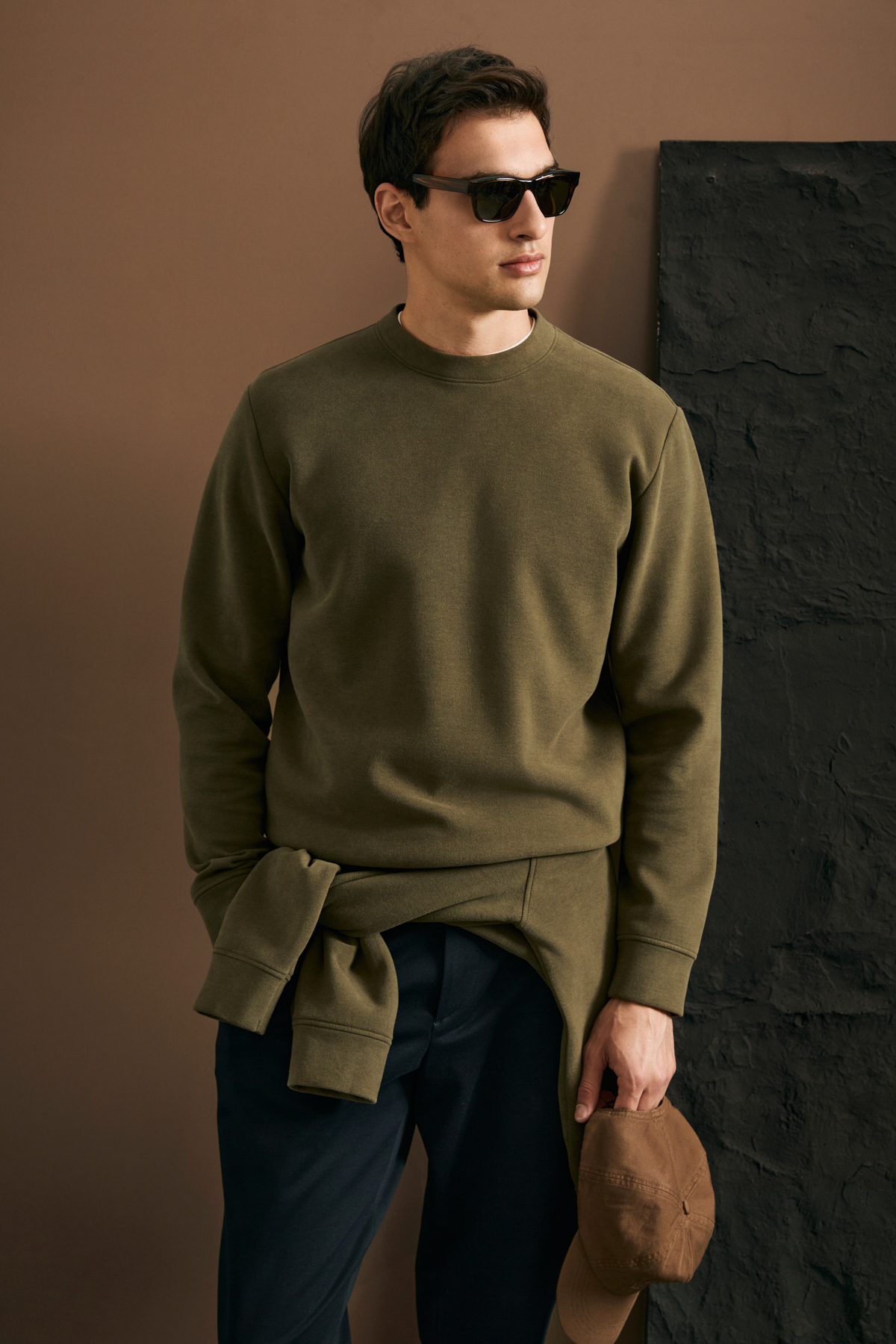 Male Sweatshirt Brown - Lufian