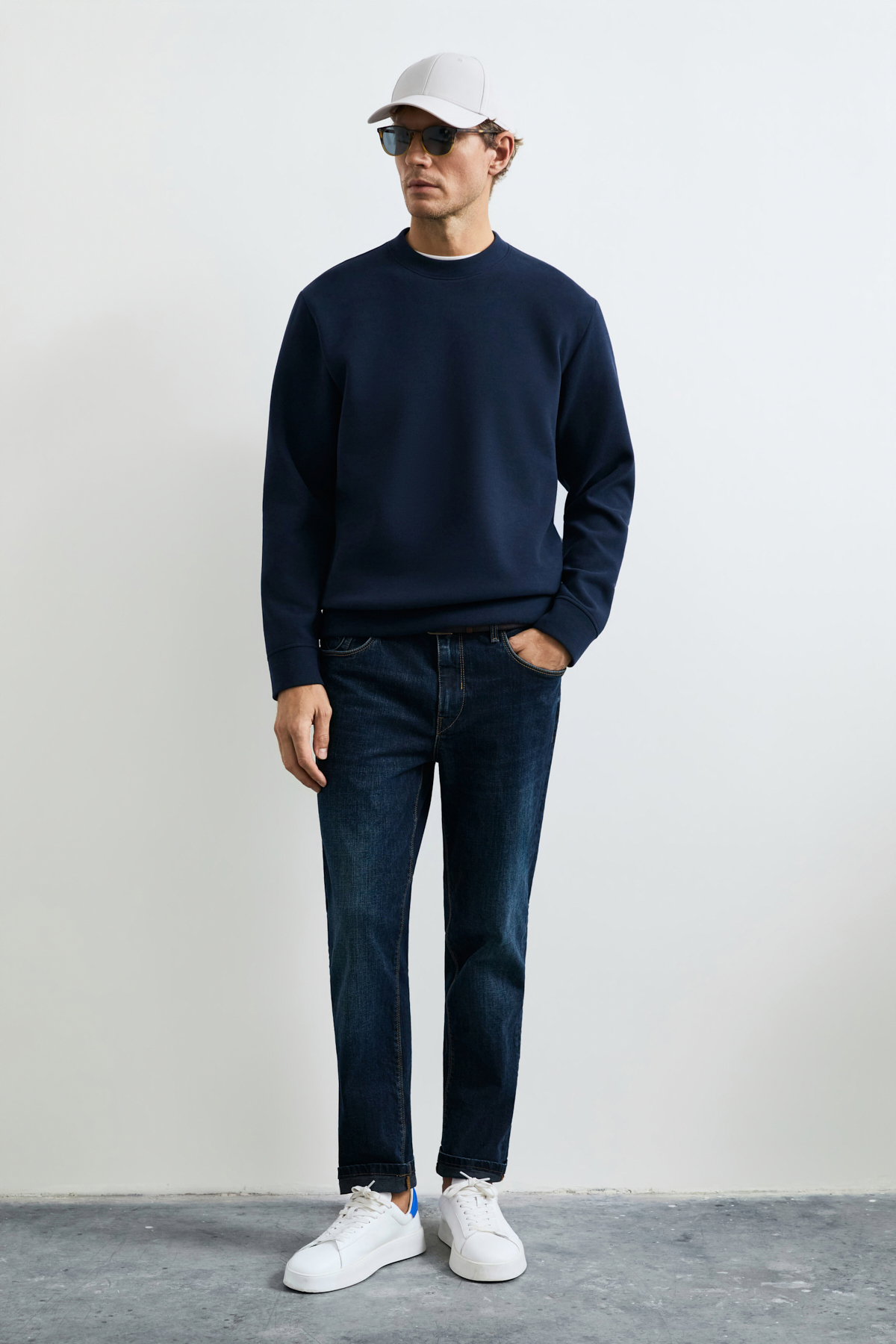 Male Sweatshirt Navy - Lufian