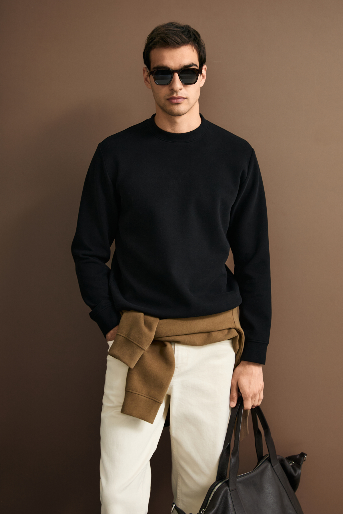 Logan Erkek Sweatshirt Siyah - Lufian (1)
