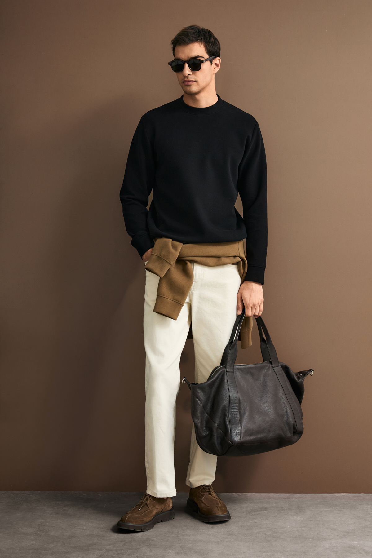 Logan Erkek Sweatshirt Siyah - Lufian