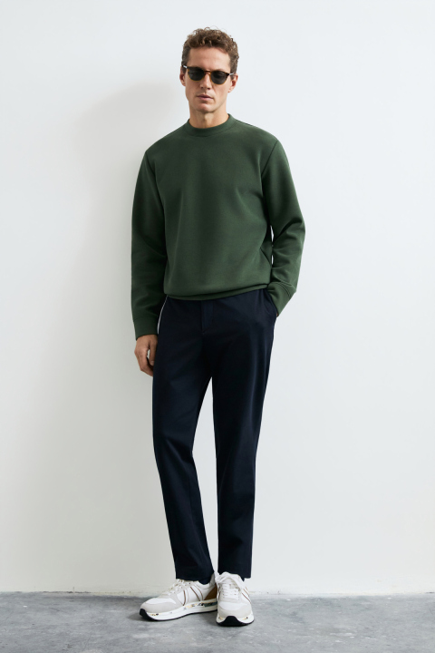 Logan Erkek Sweatshirt Yeşil - Lufian (1)