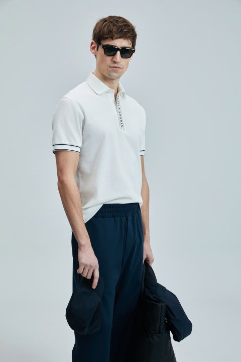 Lord Smart Erkek Polo Tişört Beyaz - Lufian