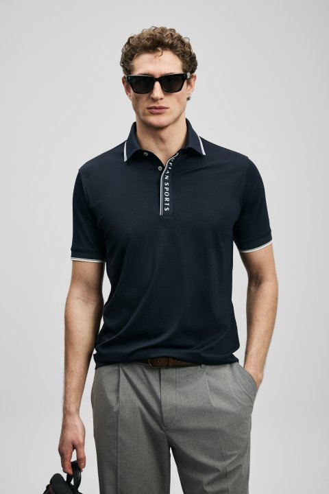 Lord Smart Erkek Polo Tişört Lacivert - LUFIAN