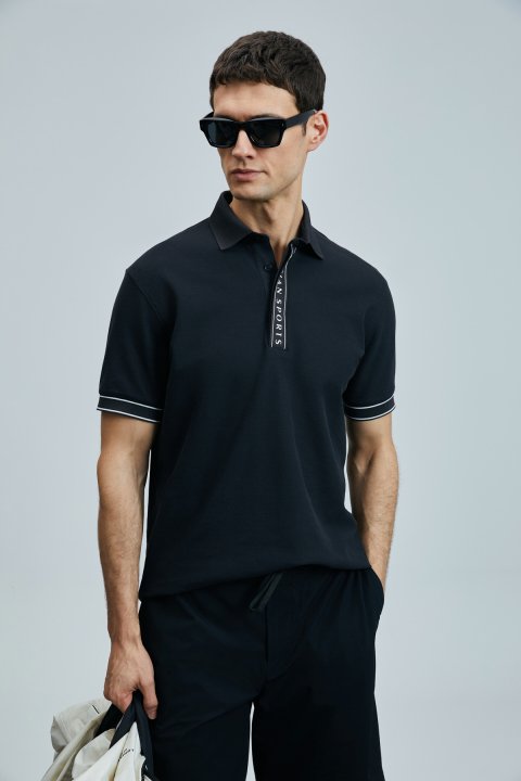 Lord Smart Erkek Polo Tişört Siyah - Lufian (1)