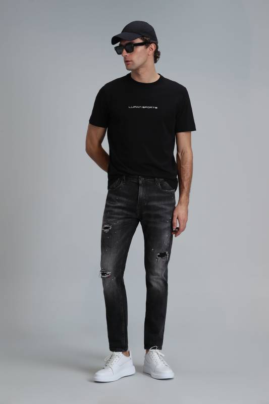 Lotus Smart Jean Erkek Pantolon Slim Fit Siyah - 4