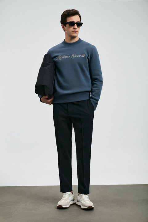 Loved Erkek Sweatshirt Antrasit - Lufian (1)