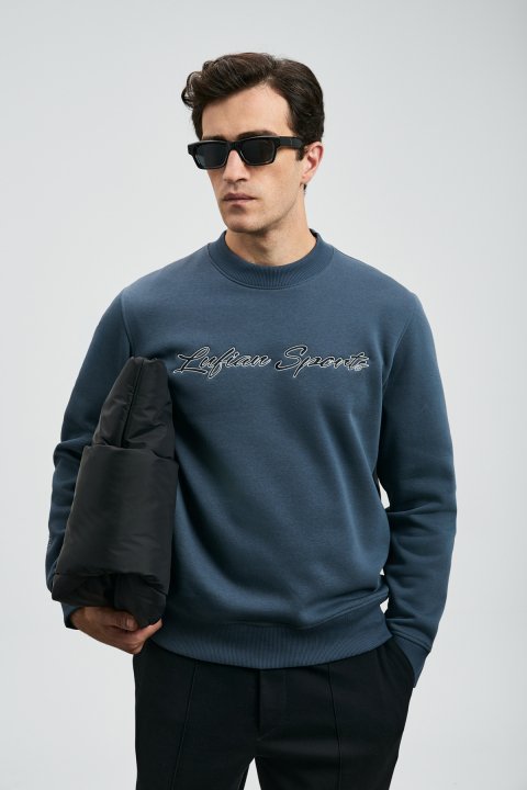 Loved Erkek Sweatshirt Antrasit - LUFIAN