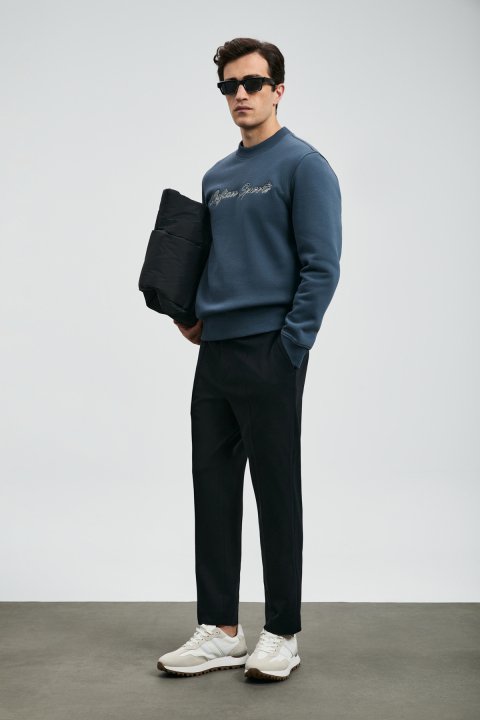 Loved Erkek Sweatshirt Antrasit - LUFIAN