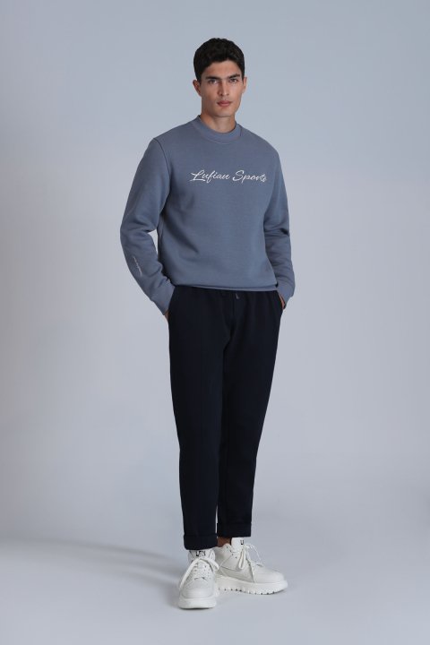 Loved Erkek Sweatshirt Koyu Mavi - Lufian (1)