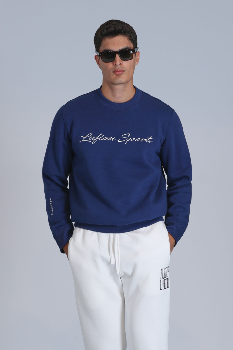 Loved Erkek Sweatshirt Saks - Lufian