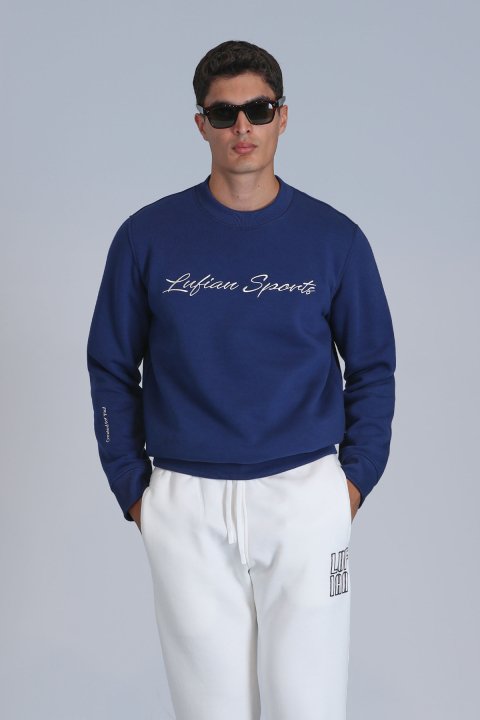 Loved Erkek Sweatshirt Saks - Lufian