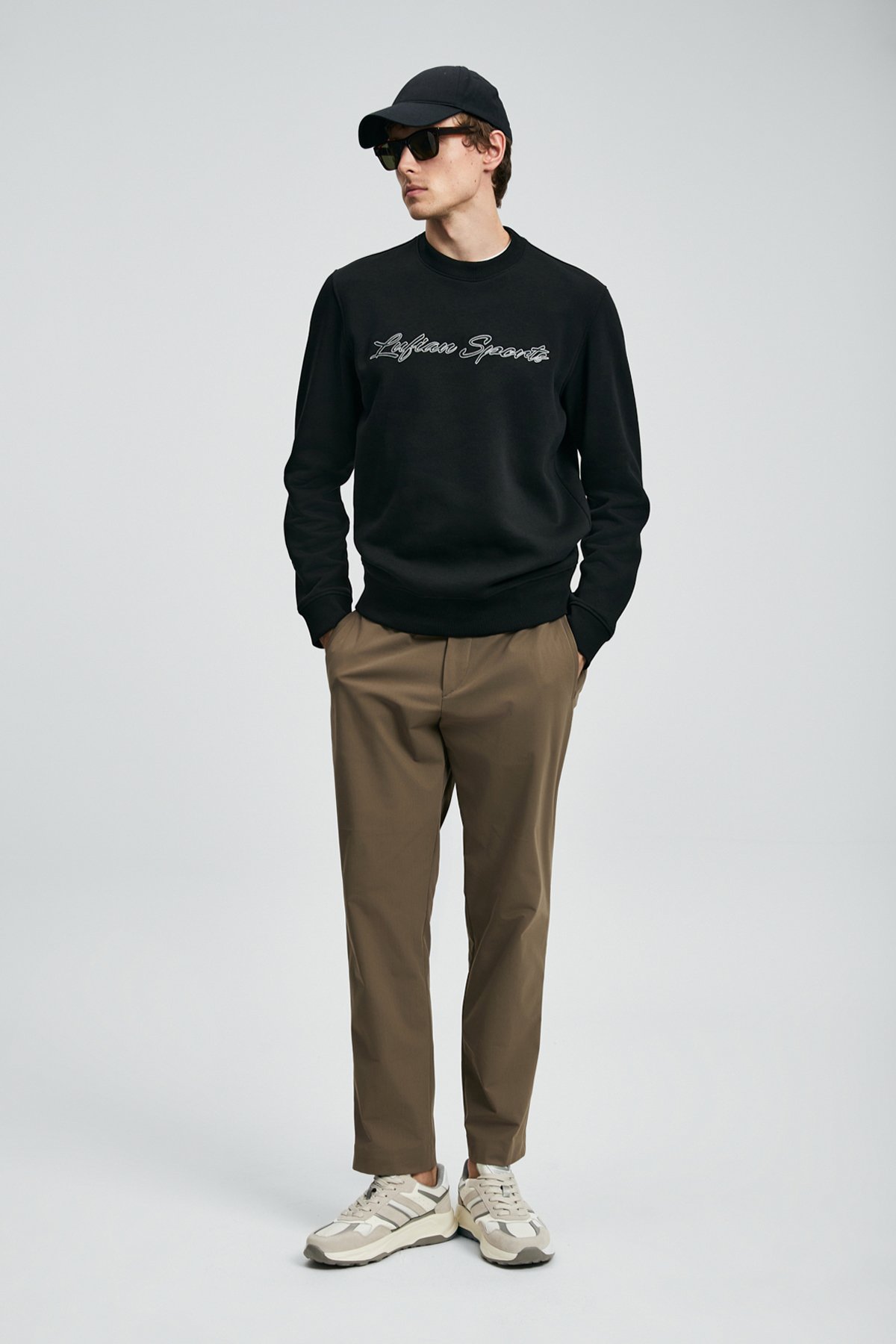 Loved Erkek Sweatshirt Siyah - Lufian (1)