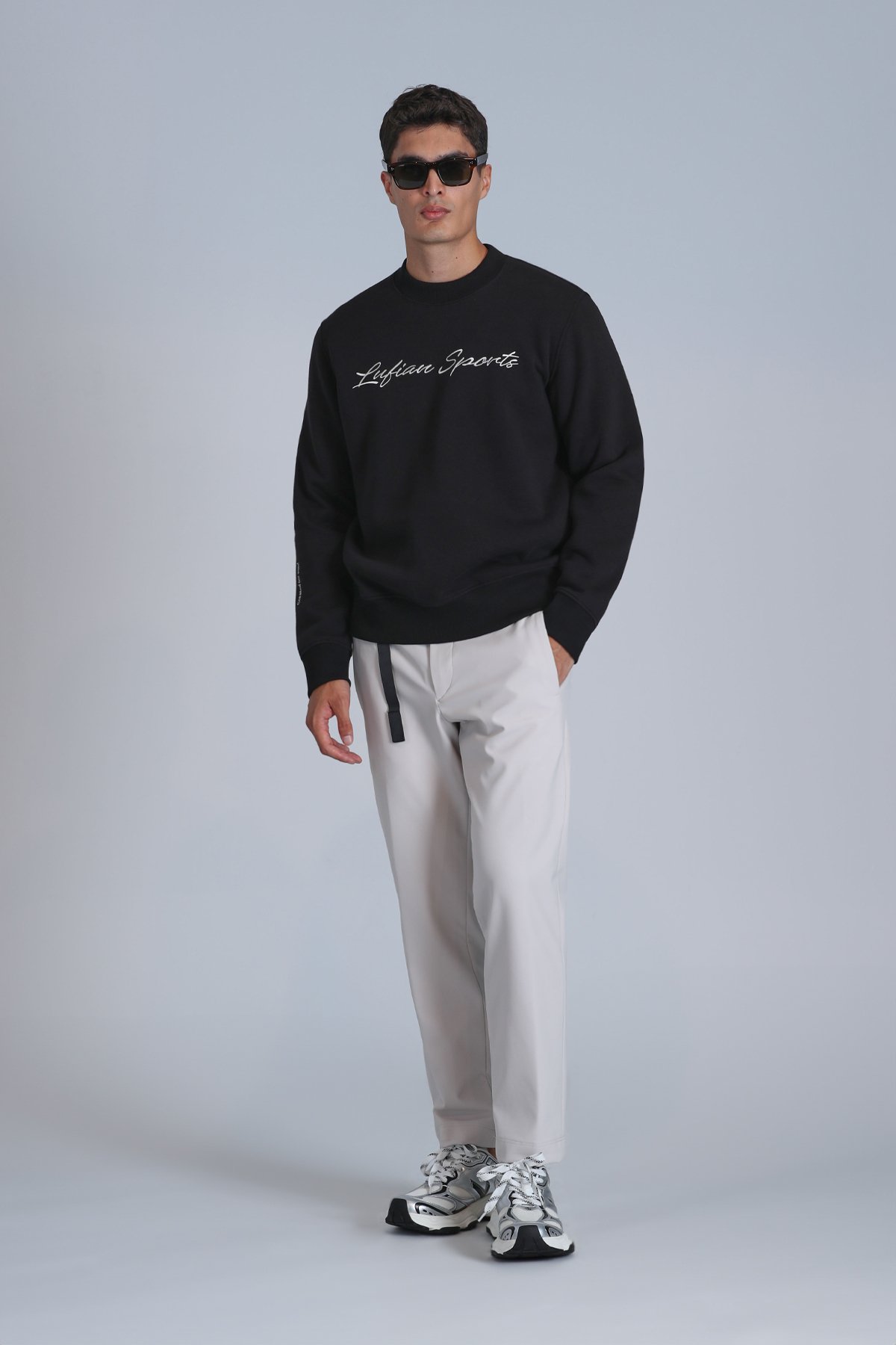Loved Male Sweatshirt Black - Lufian (1)