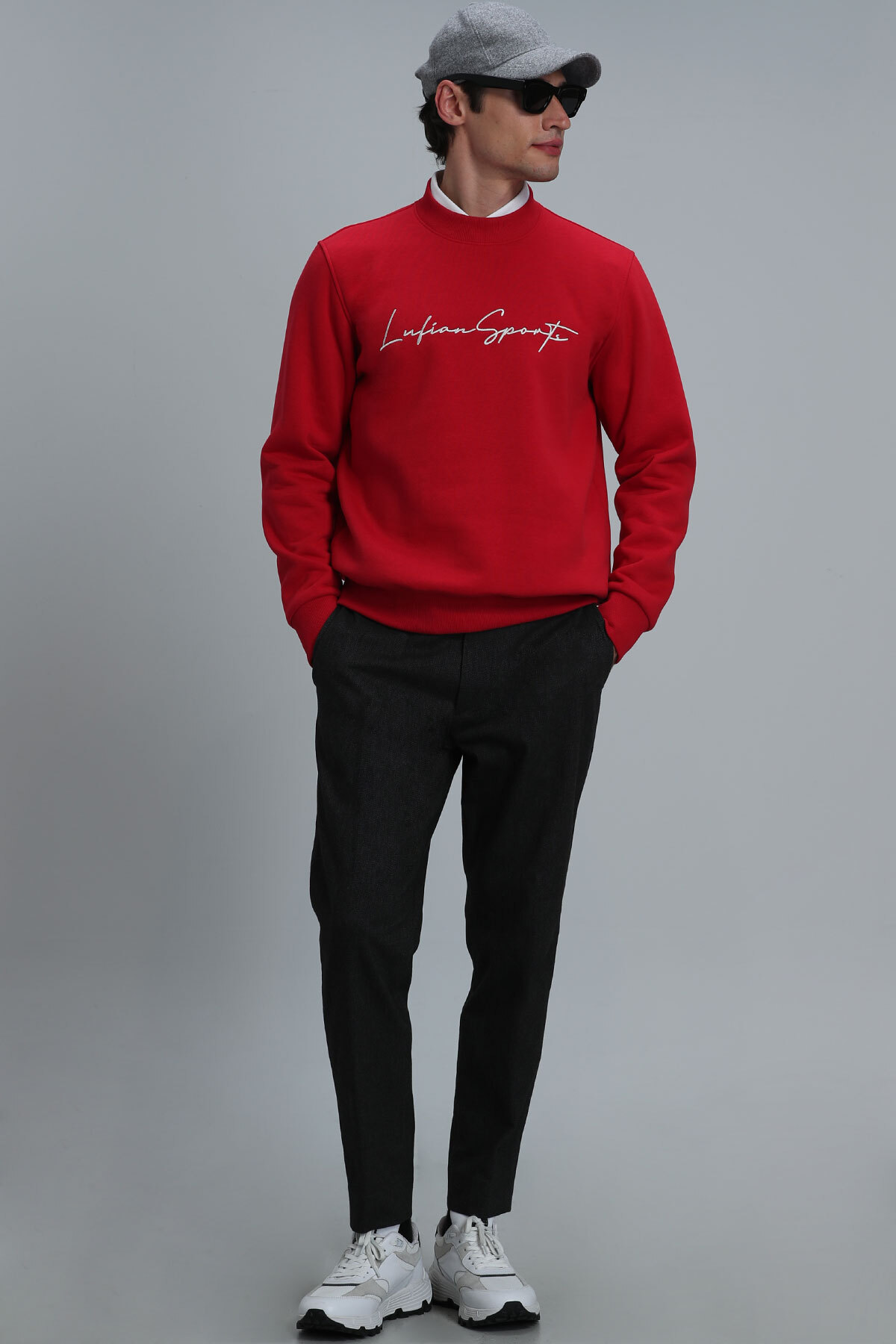 Lowe Erkek Sweatshirt Kırmızı