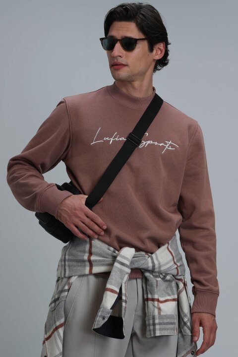 Lowe Male Sweatshirt Copper - Lufian