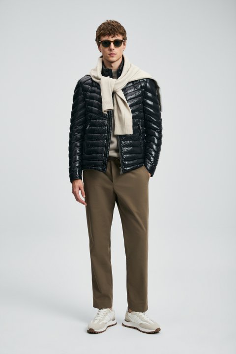 Luc Kaz Tüyü Erkek Mont Siyah - Lufian (1)