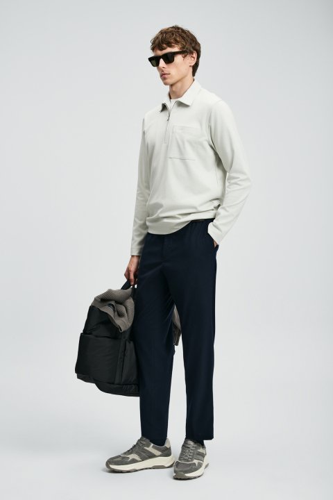 Smart Mens Polo T - Shirt Grey - Lufian (1)